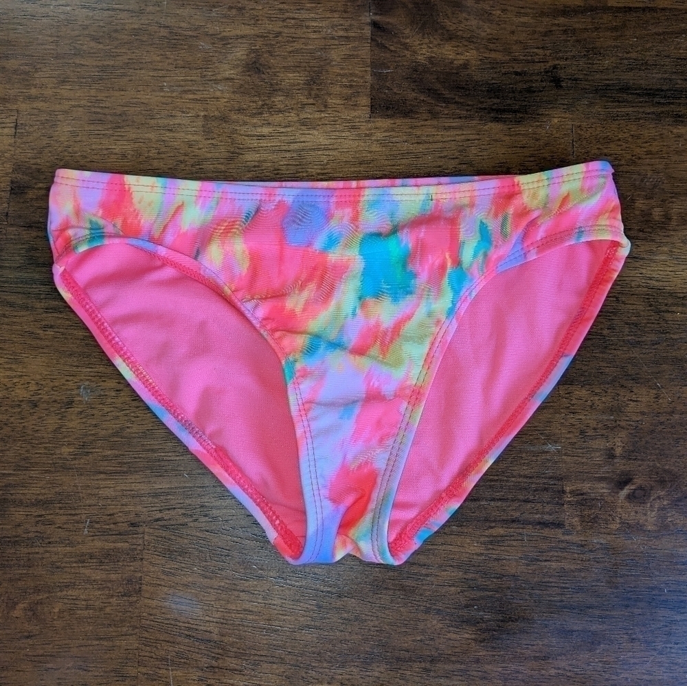 Bright Pink Girls Swim Bottoms